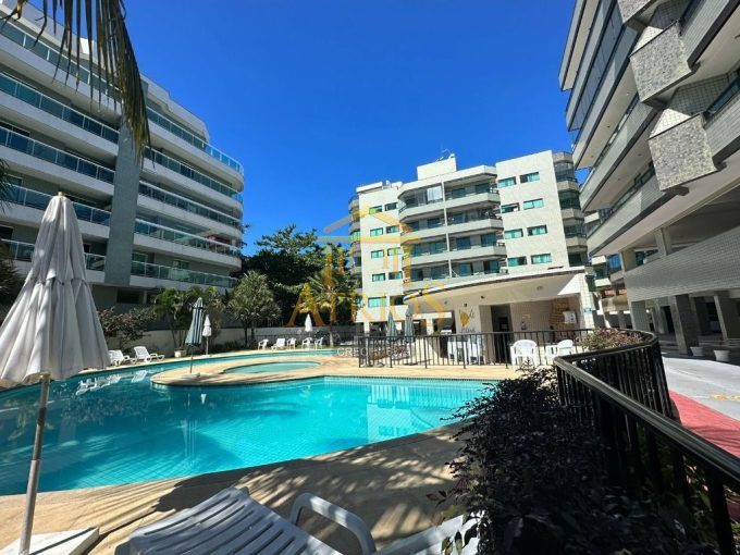 Apartamento à Venda em Cabo Frio, Braga, 3 Quartos, Mobiliado, Infraestrutura Completa!